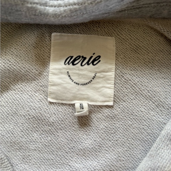 Gray Long Sleeve Polo Shirt - Picture 3 of 4